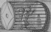 Detail uit een embleem uit Hoofts Emblemata 
amatoria.